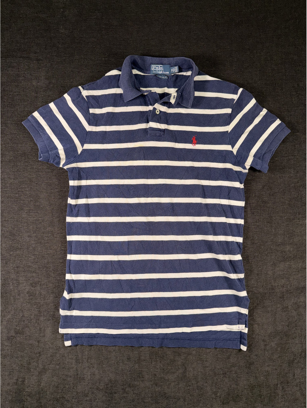 Polo Ralph Lauren Custom Fit Striped Polo Shirt Medium